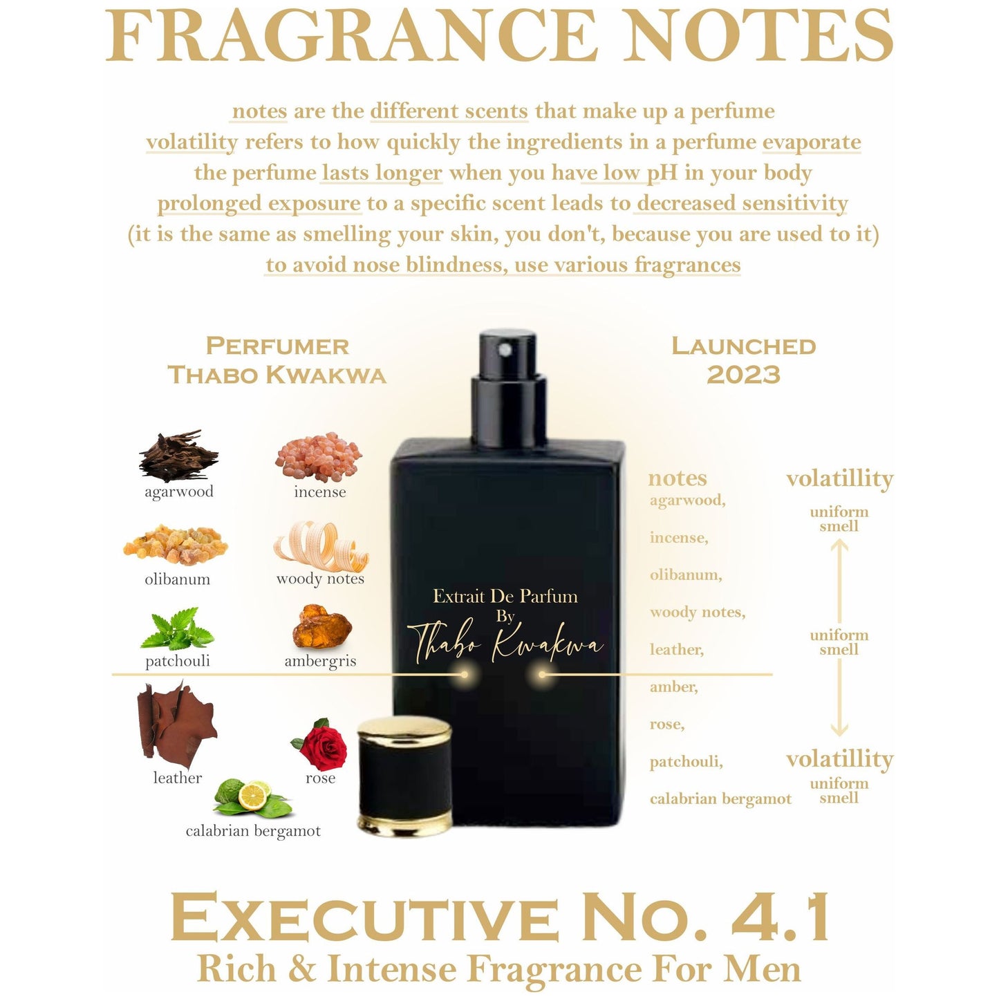 Executive 4.1 - Square Bottle - 100ml - Male
