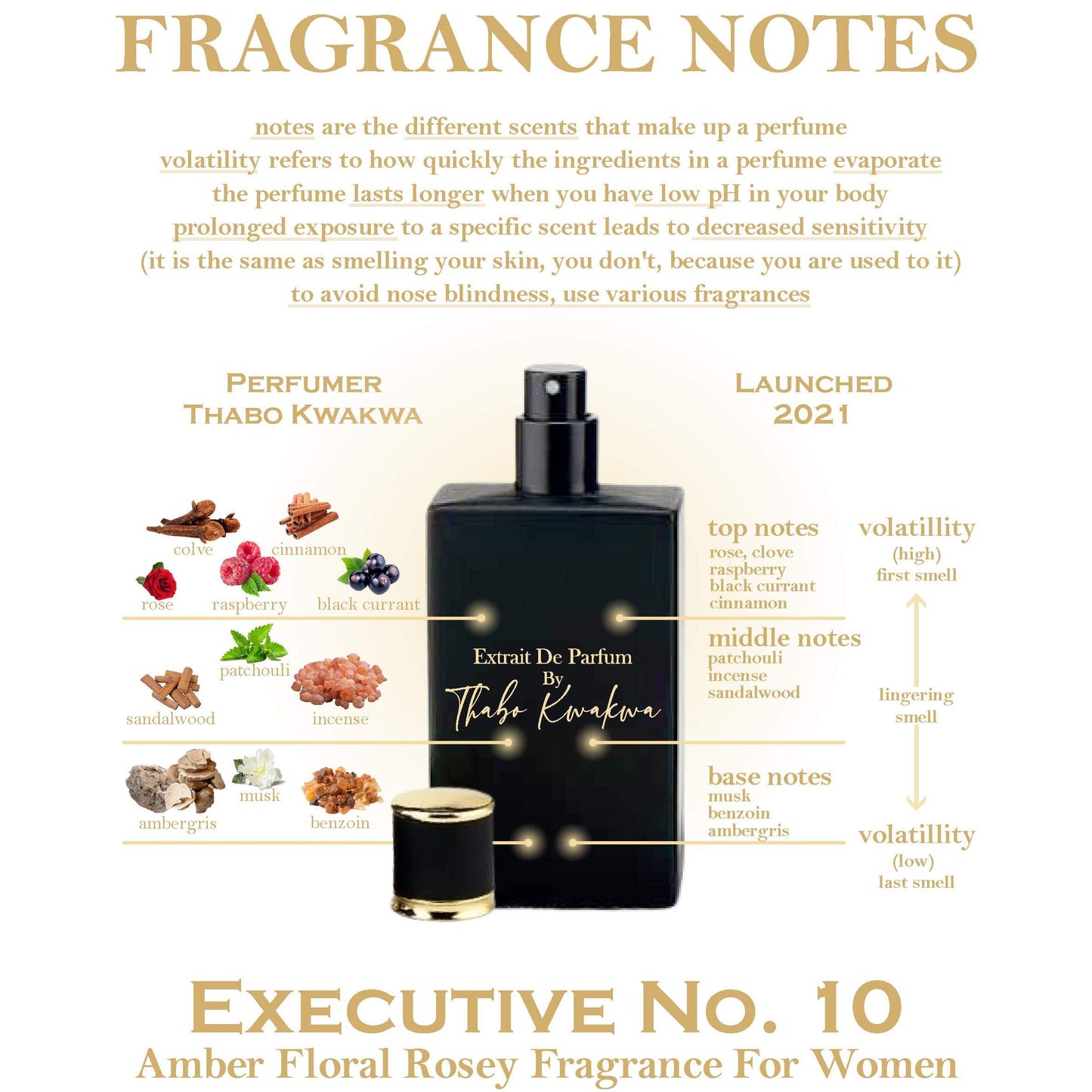 Executive 10 - Square Bottle - Female