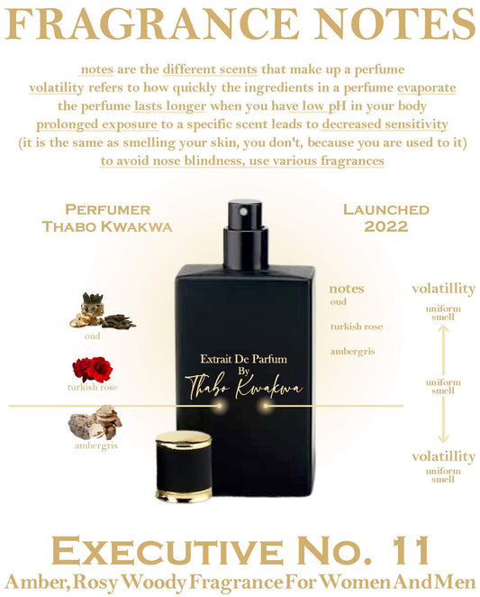 Executive 11 - Square Bottle - Unisex