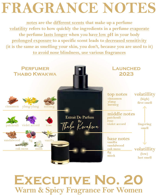 Executive 20 - Square Bottle - Female