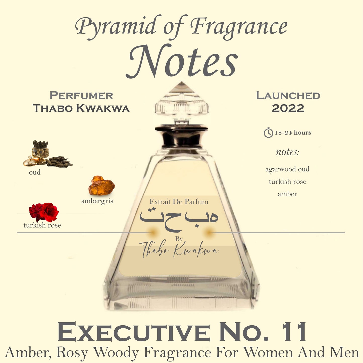 Executive 11 - Square Bottle - 50ml - Unisex