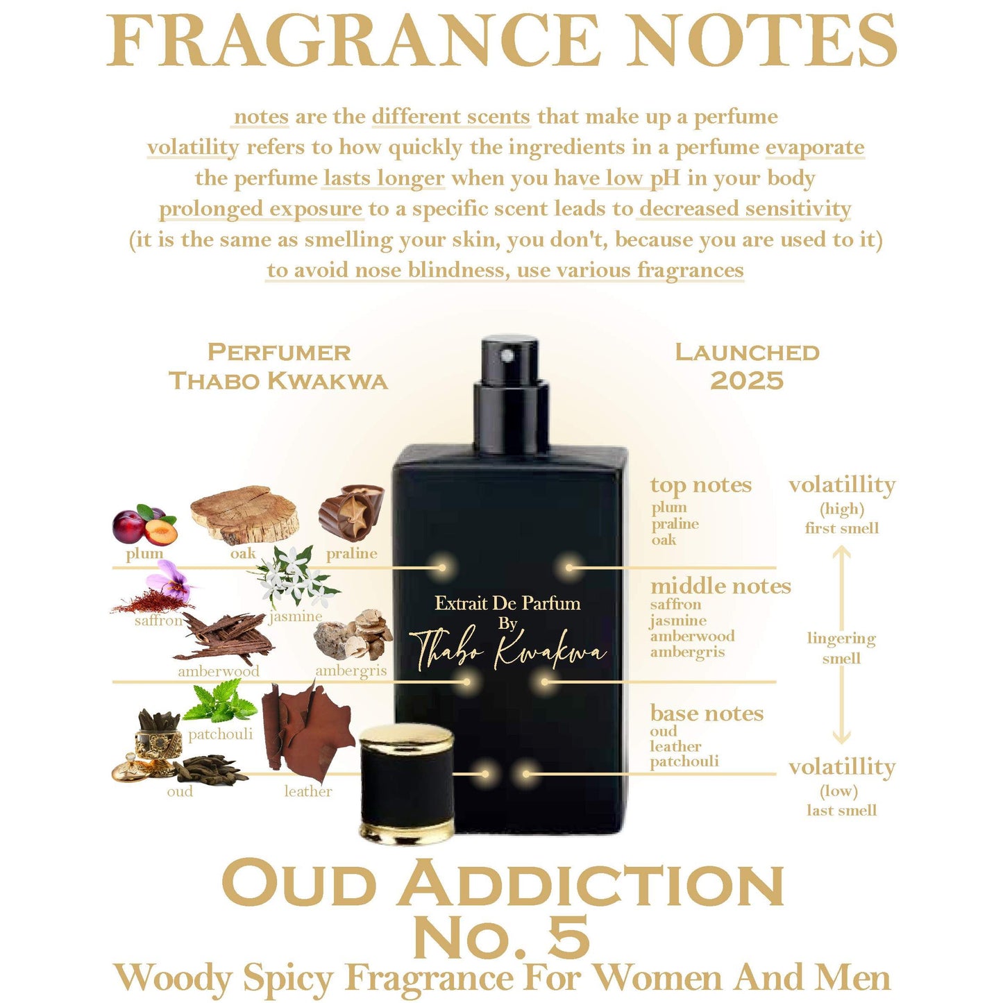 Oud Addiction 5 - Square Bottle - Unisex