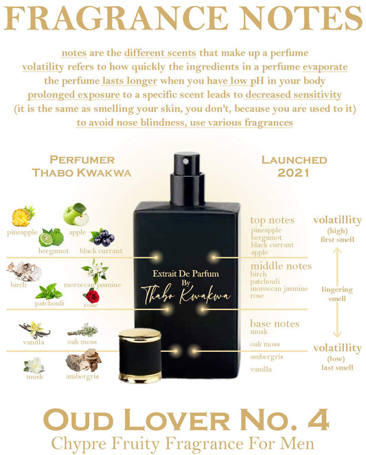 Oud Lover 4 - Square Bottle - Male
