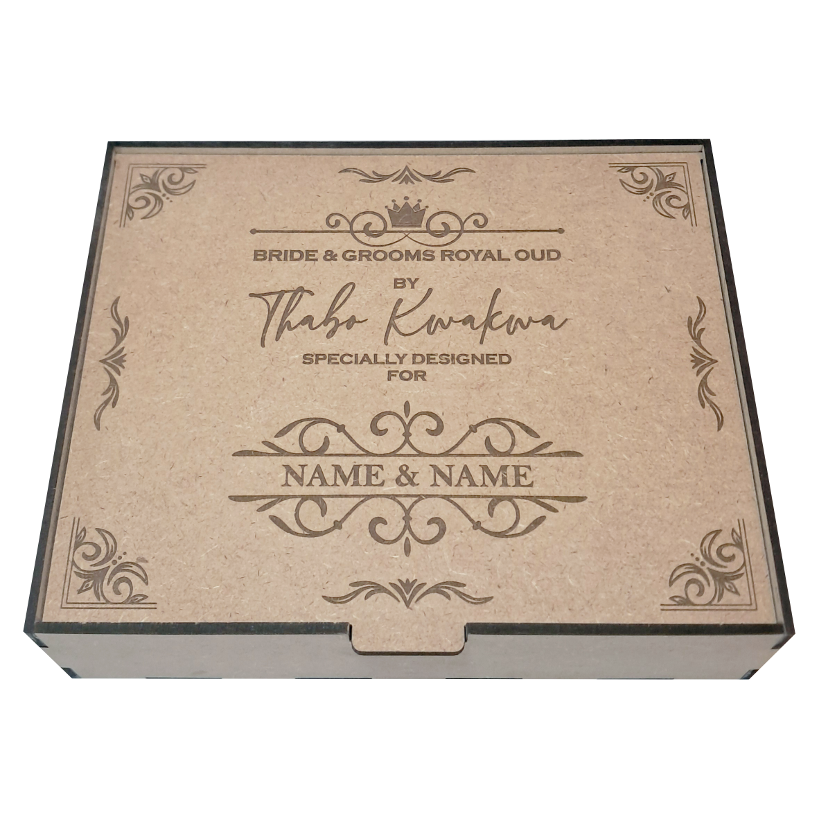 Wedding Wooden Box - Large - Engraved