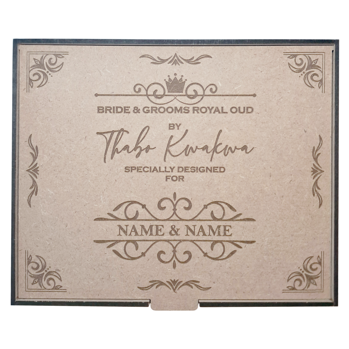 Wedding Wooden Box - Large - Engraved