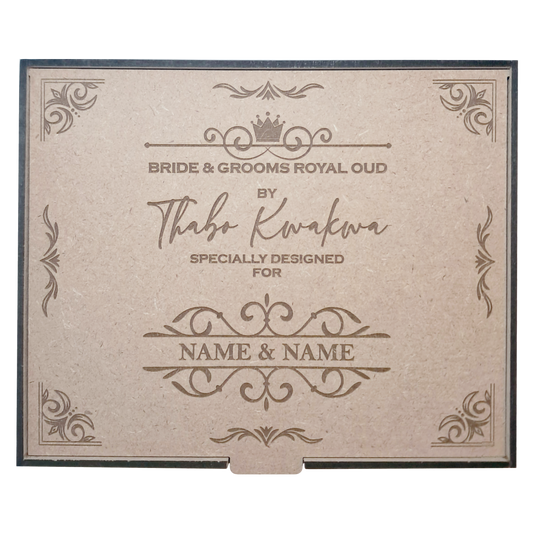 Wedding Wooden Box - Large - Engraved