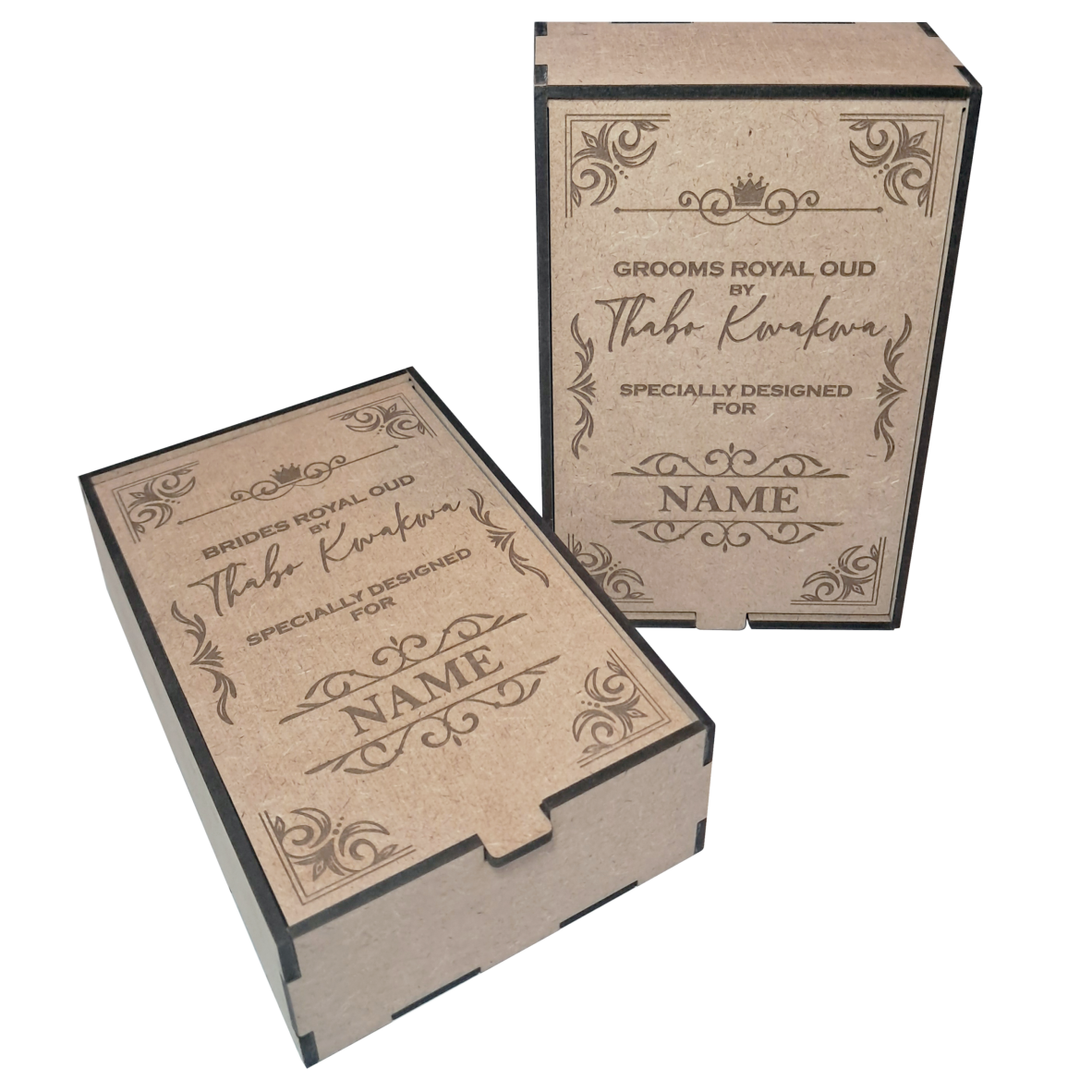Wedding Wooden Boxes - Small -x2 - Engraved