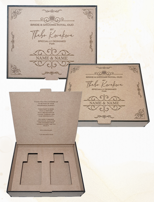 Wedding Wooden Box - Large - Engraved